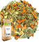 Infusions de feuilles d'olivier Bio - Mélisse, gingembre, citron frais, pomme - Infusion en vrac - 1 kg (400 tasses) - 100% Agriculture Biologique - Thés-Direct
