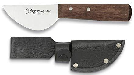 Extremeña Cuchilla Injertar, Acero INOX. h: 5 cm. con Funda