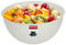 KADAX Bol en plastique, saladier, bol à mélanger empilable, bol en plastique, bol de cuisine, bol de service rond pour cuisine, salade, pâte, passe au lave-vaisselle (5L, crème)