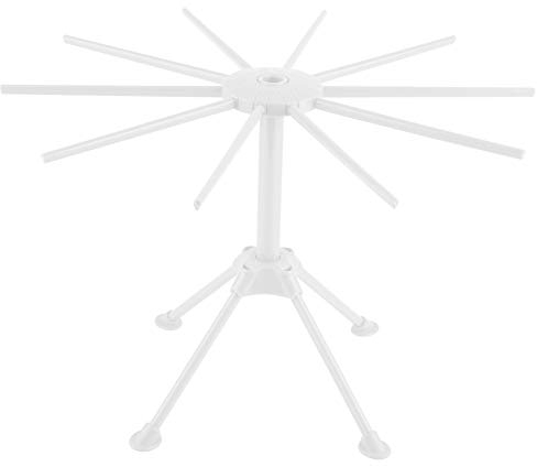 BuyWeek Nudeltrockner, Faltbarer Pastatrockner Spaghetti Nudeltrockner Anti Rutsch Basis Nudelständer für die Küche(Weiß)