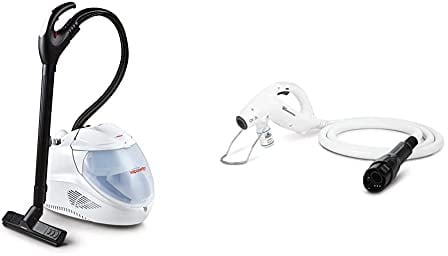 POLTI PVEU0082 FAV30 Dampfsauger, tötet und beseitigt 99,99% der Viren, Keime und Bakterien, Aluminium + Sani System Gun für Polti Vaporetto, Zubehör für die Dampfsanitisierung von Oberflächen
