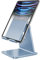 Maxonar Adjustable Tablet Stand - Aluminum Alloy Holder Base Compatible with iPad Air 4/5/M2 Pro 2022 Mini 6 Galaxy Z Fold 5 Tab S9 iPhone 15 Kindle - Blue