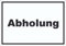 Abholung Aufkleber mit Text Post waagerecht A4 (210x297mm)