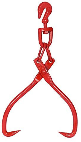 XPOtool Pinza forestale per legna e tronchi fino a 508 mm Portata 1000 kg Con 2 artigli