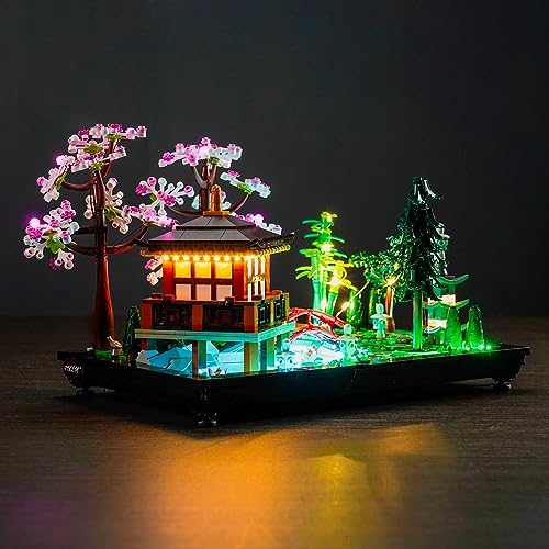 Led Licht Set Kompatibel mit Lego 10315 Icons Garten der Stille (Kein Modell), Dekorationsbeleuchtungsset für Tranquil Garden Kreative Spielzeug - Standard Version