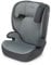 Foppapedretti Seggiolino Auto Clever I-Size, per bambini da 100 a 145 cm di altezza, 3-12 anni, conforme ECE R129, Fissaggio a 3 punti, Comford Kid Pad, Poggiatesta Regolabile 12 altezze, Silver