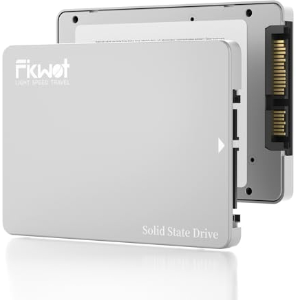 Fikwot FX812 Pro - SSD SATA III de 2 TB con caché DRAM, 3D NAND TLC, hasta 560 MB/s, Escritura Continua sin ralentizar, Compatible con Laptop y PC de Escritorio