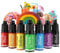 Lebensmittelfarbe - 7x12ml Farben Lebensmittelfarben Set für Kuchen Backen - Vibrant Lebensmittelfarbe für Kuchen Dekoration, DIY Schleim, Schleim machen