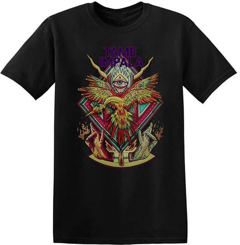 Tame Impala T Shirt Eye Rock Band Tee Black S