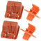 2 Sets Motorhaube Halterung Motorhaubenstange Halter Halteclip Motorhaubenstange Klemmrahmen für S-koda Fabia Octavia MK2 2004-2013