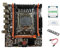 Yominerr Placa Base X99E + CPU E5 2673 V3 + Soporte de Grasa Térmica 4 RAM DDR4 RECC Tarjeta LAN Gigabit PCIEX16 NVMe Placa Base de Escritorio