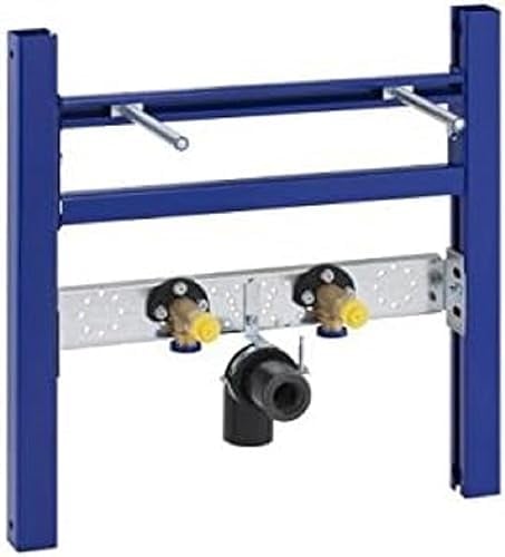 GEBERIT Traverse DUOFI Waschtisch 16x18 inches Wandmontage Keramik Modern Blau 2 Lcher Zentriert Gebrstet