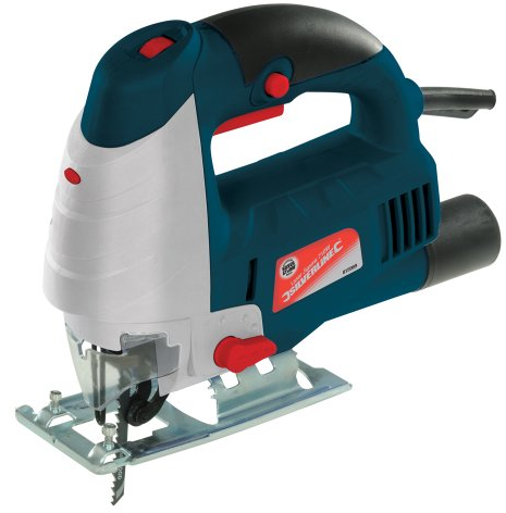 Silverline Tools 815969 - Sierra de calar con guía láser Silverstorm, 710 W (710 W)