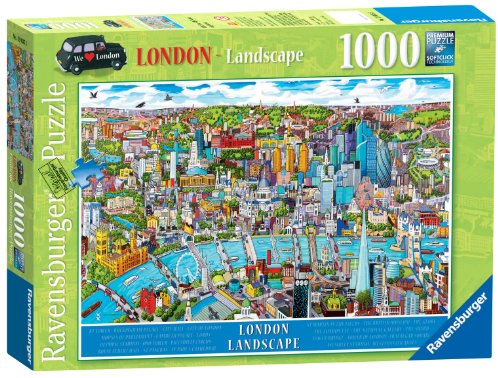 Ravensburger London Landscape 1000 Piece Jigsaw Puzzle for Adults and Children Age 12 Years Up - Great Britain & UK