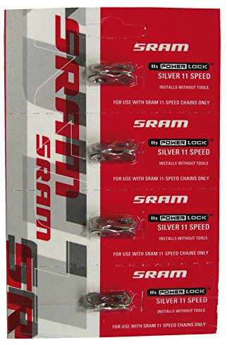 Sram Kettenverschlussglied Set XX1 Power Lock 11f. 4 Stück Silber Fahrrad