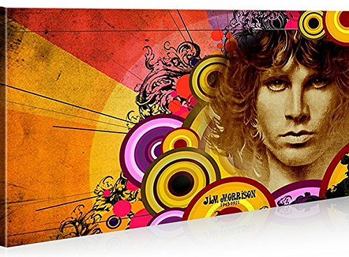 islandburner Bild Bilder auf Leinwand Jim Morrison 1K XXL Poster Leinwandbild Wandbild art up your life ®