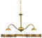Helios Leuchten 204126 klassische Deckenleuchte | Pendelleuchte vintage | Pendellampe Messing antik | Lampe Leuchte Jugendstil | Messinglampe Hängelampe 3 x E27