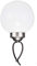 Spetebo LED Solar Leuchtkugel mit Erdspieß und Schlaufe - Kugelleuchte 20 cm in kaltweiß - Solarleuchte ideal für Balkon Geländer oder Garten - Lampe Solar Kugel