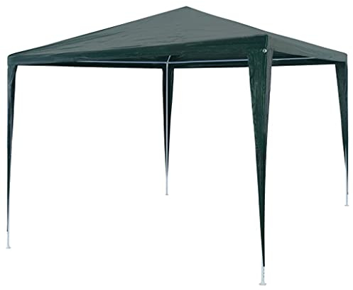 vidaXL Partyzelt 3x3m PE Grün Gartenzelt Garten Pavillon Festzelt Bierzelt