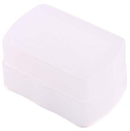 VBESTLIFE Flash Diffuser, White Plastic Camera Bounce Softer Flash Diffuser For Canon 580EX 580EX II for YONGNUO YN560 YN-565EX
