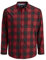 JACK&JONES PLUS Men's Jjegingham Twill Shirt L/S Ps Noos, Ziegelrot, XXL