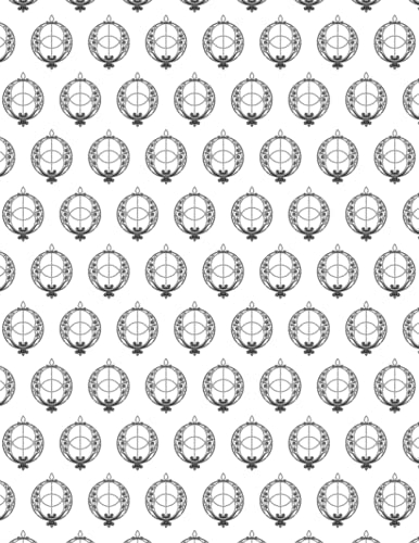 Chalice Well Vesica Pisces Glastonbury sacred symbol lined A4 notebook journal 100 pages