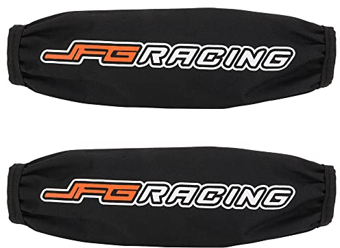 JFG RACING Motorrad-Gabelschutz – 270 mm Stoßdämpferschutz, Staubschutz, Kofferraum-Board für Dirt Bike, Motocross, Enduro, Supermoto Pit Bike