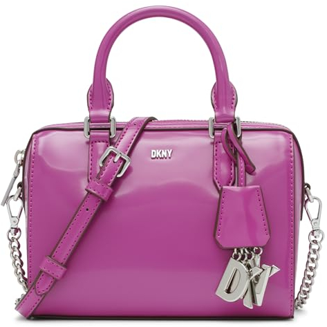 DKNY Women's Small Duffle Bag Handbag, Dark Orchid