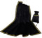 BLESSUME Altar Tarot Tischdecke mit Tarot Beutel (Schwarz 1)