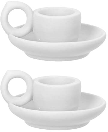 2st Kerzenhalter Aus Keramik Porzellan- Teelicht- Kerzenhalter Hochzeit Teelichthalter Porzellan Kerzenhalter Ostermittelstücke Für Konische Kerzenhalter Esstisch Weiß Eisenplatte