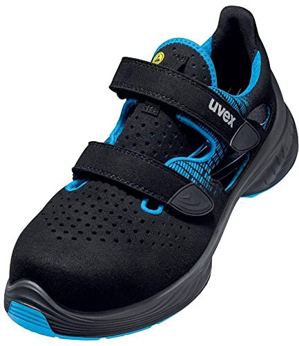 Uvex 1 G2 6828945 Sicherheitssandale S1 Schuhgröße (EU): 45 Blau, Schwarz 1 Paar
