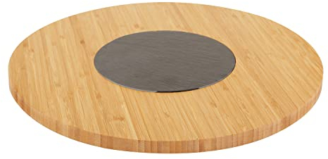 KASANOVA Vassoio tondo 35 cm in bambù multicolore Tavola
