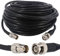 Boobrie Verbessert RG58 BNC-Kabel 15M BNC Stecker auf Buchse Verbindungskabel RG58 50ohms Koaxialkabel Antennenkabel für SDI-Stromkabel für CCTV-Überwachungskamera