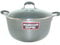 Mastercook Longlife Cookware Heavy Gauge Hard Anodized Casserole with Glass Lid 30cm/10L
