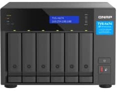 Sigalux QNAP TVS-h674-i5-32G-US 6 Bay High-Speed Desktop NAS with 12th Gen Intel Core CPU, up to 128GB DDR4 RAM, 2.5 GbE Networking and PCIe Gen 4 expandability (Diskless)