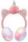 Gifts Treat Mädchen Ohrenschützer Einhorn Ohrenschützer Winter Ohrenwärmer Verstellbare Ohrenschützer für Mädchen Warmes Accessoire Weicher Plüsch, Kugel Einhorn, S