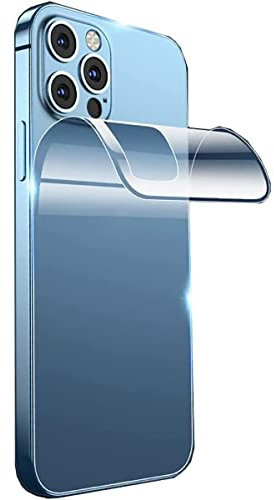 Stejnhge 2 Stück Zurück Hydrogel Folie für iPhone 12 Pro (6.1), [HD] Flexible TPU-Displayschutzfolien Film, Rückseite Schutzfolie Explosionsgeschützt