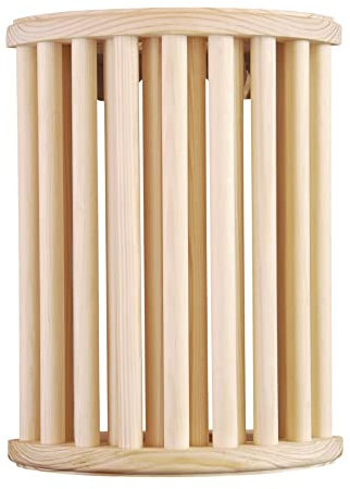 Well Solutions Sauna Lampenschirm Modell 915 | Für Wand- und Eckmontage | Geeignet für jede Innen und Außen Saunakabine