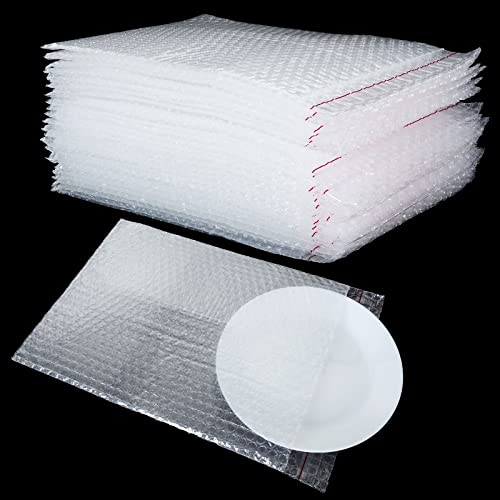Luftpolstertaschen, transparente Luftpolstertaschen, doppelwandige Dämpfungstaschen, selbstdichtende Schutzfolie, Dämpfungstaschen für Versand, Verpackung und Umzug (22,9 x 30,5 cm) (30 Stück)