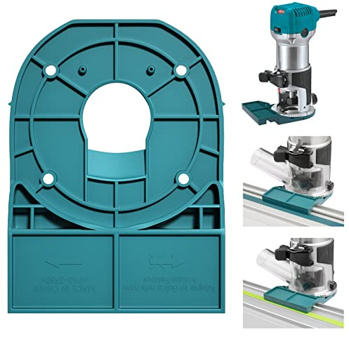 Track Saw Guide Rail Adapter Compatible for Makita Guide Rail Adapter Compatible for 18V RT0701C XTR01Z DRT50 RT0700C Edge Guide Adapter