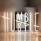 DAKABUKA Humble Hustle Neonschild, LED-Neonlichter für Wanddekoration, Nachtlichter für Zimmer, Party-Dekoration, Büro, Männerhöhle, Schlafzimmer, USB-Stromversorgung, warm und weiß