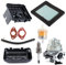 Pindex Kit Carburateur avec Filtre à air pour Honda GCV135 GC160 GCV135 GCV160 GCV190, Carburateur avec Boîtier de Filtre à Air, Filtre à Carburant, Bougie d’Allumage, Joints et Tuyau
