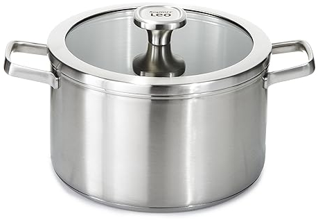 Berghoff - Marmite avec couvercle Graphite en Acier Inoxydable recyclé 24cm