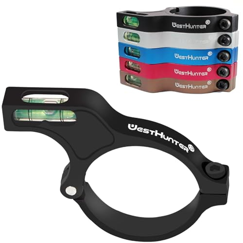 WestHunter Optics Scope Bubble Level for 30mm Tube - Precision Shooting & Competition | Black