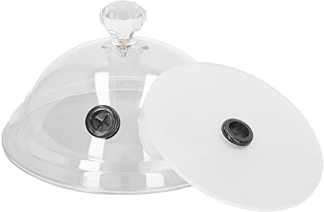 Gsycle Couvercle de dôme pour Fumeur, dôme en Verre Acrylique Transparent, Couvercle de dôme de Cloche de Fumeur, Couvercle de dôme d'horloge de Fumeur pour Cuisine Cuisine Fumée