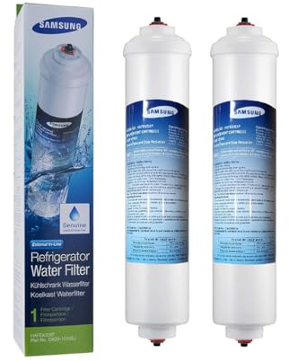 Filtro dell'acqua del frigorifero di sostituzione Compatibile con Samsung DA29-10105J HAFEX/EXP DA99-02131B WSF-100 E69603 HAIER LG Inline Frigge Pack di 2