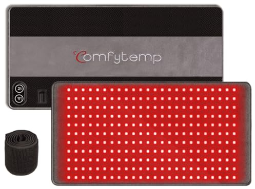 Comfytemp 12x24 Electric Heat Pad with 4 Modes, 3 Intensities, Auto-Off Timer, Infrared Heat Pad for Back, Abdomen, Shoulder, Knee, Heated Back Warmer for Muscle Tension, Strain, Spasms, Joint Pain