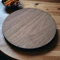 Walnut Veneer Finish Rotating Turntable Lazy Susans, 38.5cm 15
