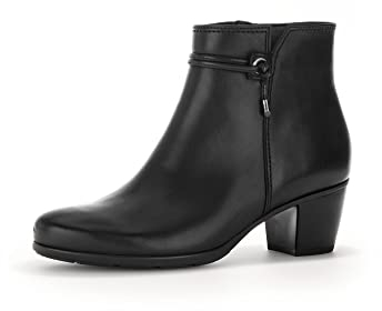 Gabor Damen Ankle Boots, Frauen Stiefeletten,Best Fitting,Booties,halbstiefel,Kurzstiefel,uebergangsschuhe,schwarz,43 EU / 9 UK