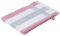 liebling Waschhandschuh, 100% hochwertige Baumwolle, Serie Miami, 17 x 24 cm, waschbar & trocknergeeignet, Farbe: Altrosa/weiß/Silber